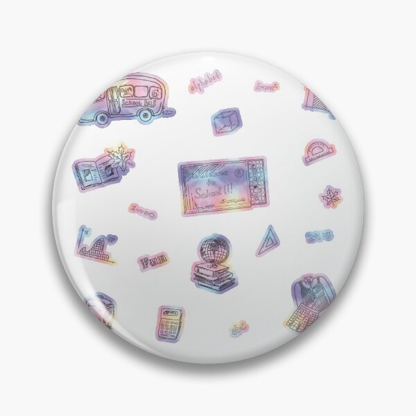 Item preview, Pastel Rainbow School Subject Sticker Pack designed and sold by Pavnud.