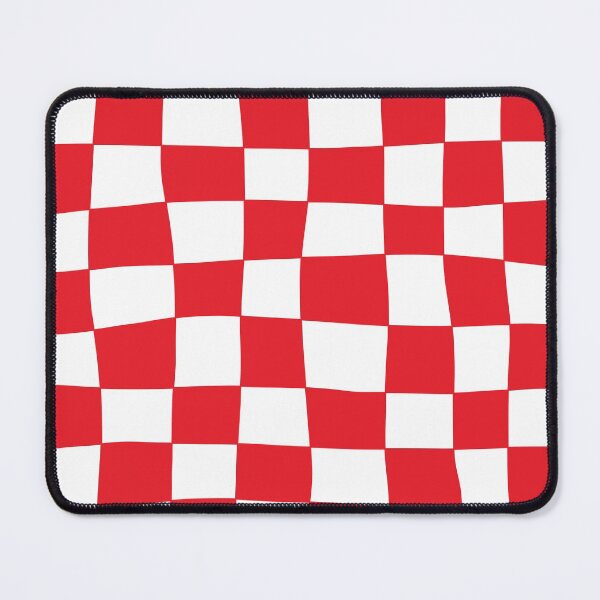 Item preview, Hand Drawn Checkerboard Pattern (red/white) designed and sold by Design Minds Boutique.