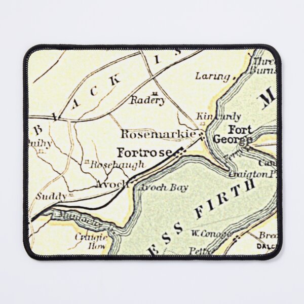 Item preview, FORTROSE & surrounding area map 1898 designed and sold by yourscotland.