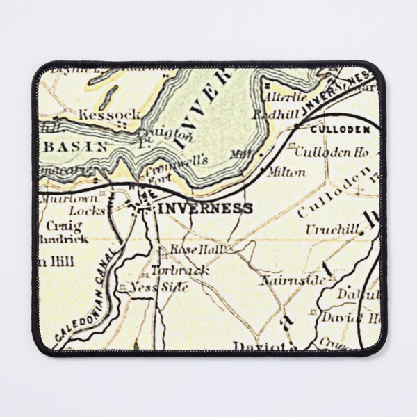 Item preview, INVERNESS & surrounding area map 1898 designed and sold by yourscotland.