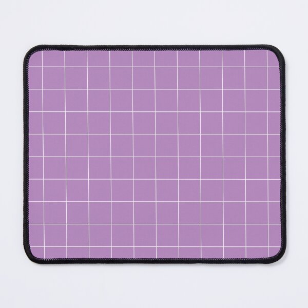 Item preview, Windowpane Check Grid (white/lilac) designed and sold by Design Minds Boutique.