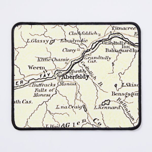 Item preview, ABERFELDY & surrounding area map 1898 designed and sold by yourscotland.