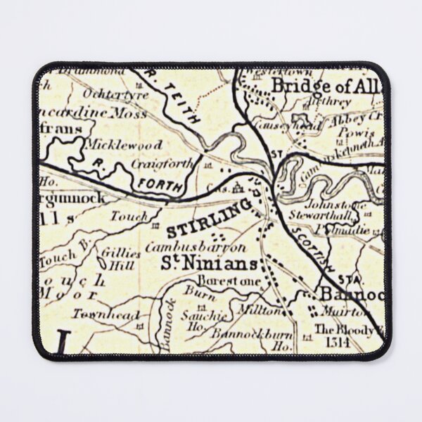 Item preview, STIRLING & surrounding area map 1898 designed and sold by yourscotland.