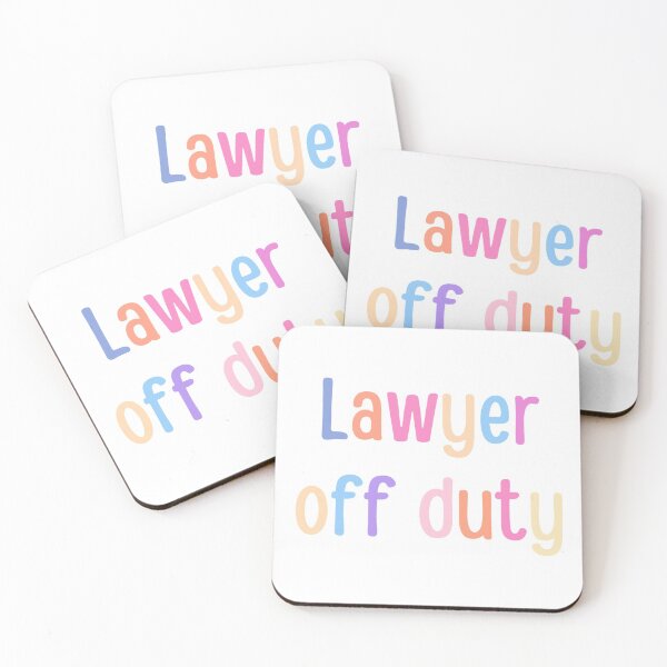 Item preview, Lawyer off duty - funny lawyer gift (color) designed and sold by PickaSticka.