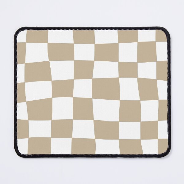 Item preview, Hand Drawn Checkerboard Pattern (tan/white) designed and sold by Design Minds Boutique.