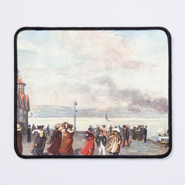 Item preview, Vintage Illustration of the Pier, Gourock, Inverclyde designed and sold by yourscotland.
