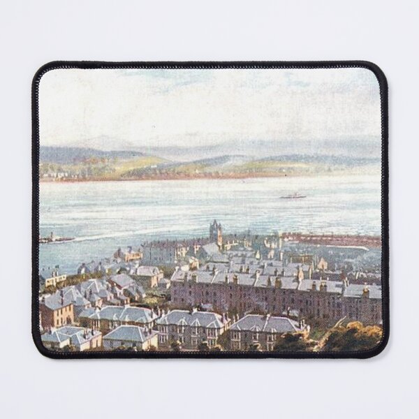Item preview, Vintage Illustration of Gourock From Tower Hill, Inverclyde designed and sold by yourscotland.