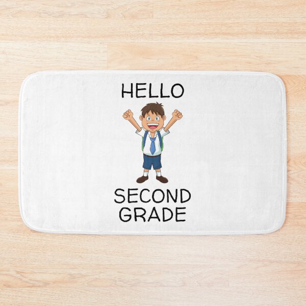 Item preview, Hello Second Grade Kids and Baby. Cool back to school design. designed and sold by Kipcio.