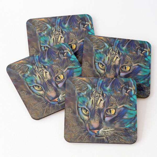 Item preview, Phyl, cat, cat, kitty, lea roche paintings designed and sold by L. ROCHE.