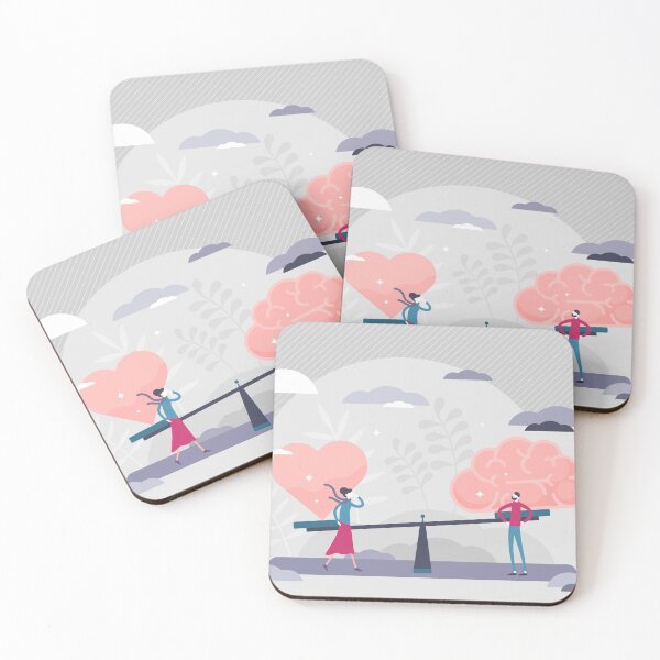 Item preview, Gut Instincts Edition - National Nonprofit Day Couple Grey/ Pink designed and sold by Benjamin Daniel.