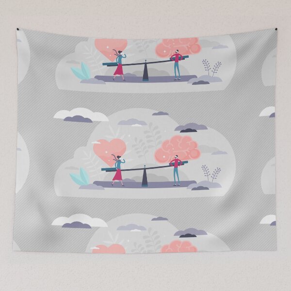 Item preview, Gut Instincts Edition - National Nonprofit Day Couple Grey/ Pink designed and sold by Benjamin Daniel.