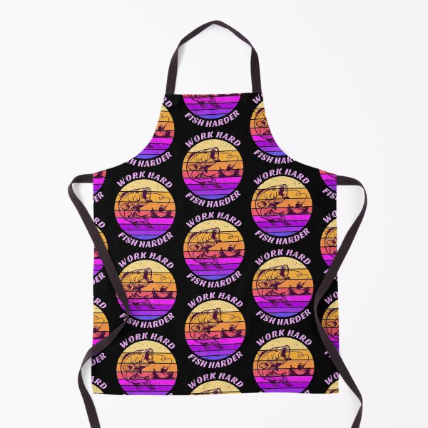 Item preview, Work Hard Fish Harder designed and sold by SUNarea.