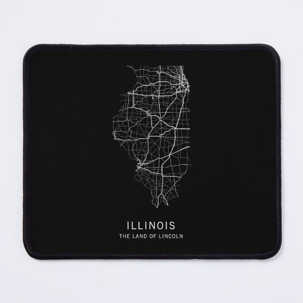 Item preview, Illinois State Road Map designed and sold by clarkstpress.