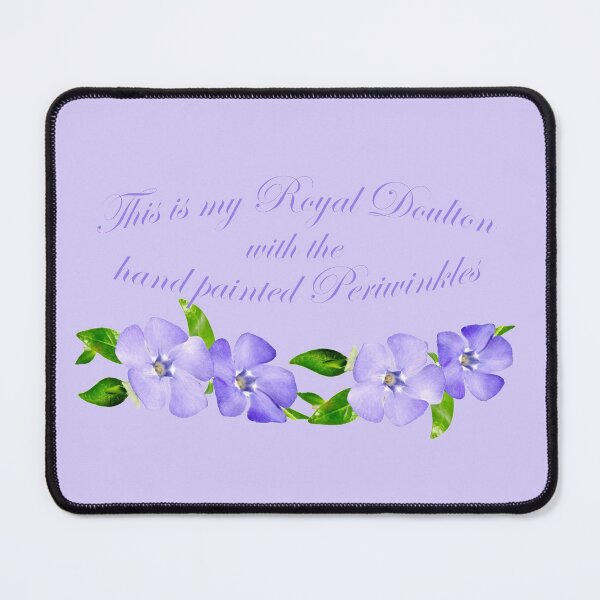 Item preview, Royal Doulton with Hand Painted Periwinkles designed and sold by Frankie Cat Photography.