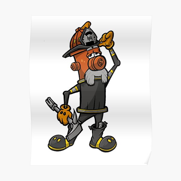 Salty - Hero Hydrants Poster