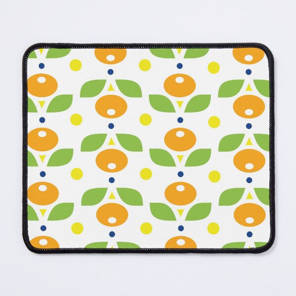 Item preview, Retro Round Orange Flower Pattern designed and sold by kjeppson.