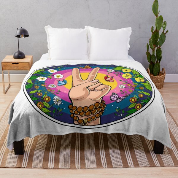 Aperçu de l'œuvre Hippie Peace Sign créée et vendue par underheaven.