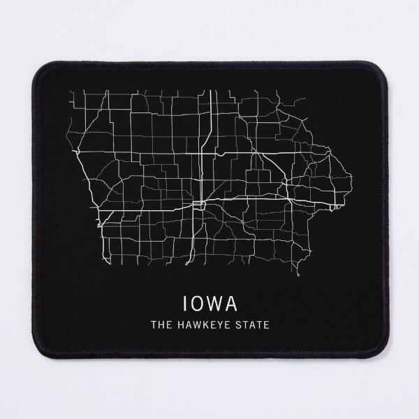 Item preview, Iowa State Road Map designed and sold by clarkstpress.
