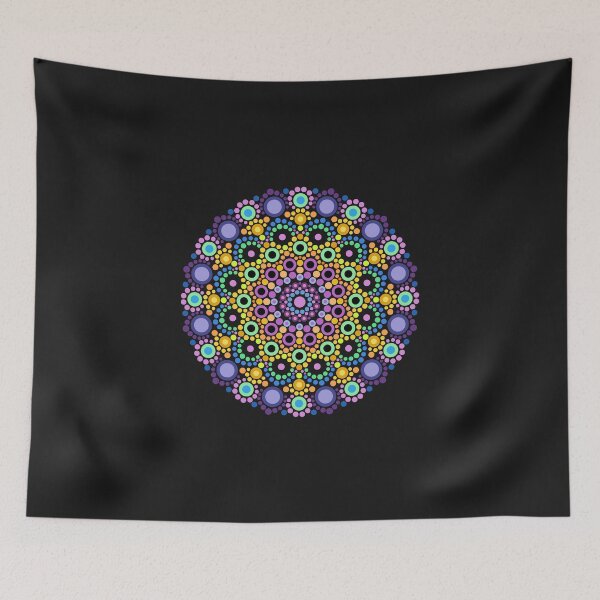 Item preview, Color Dots Mandala designed and sold by terrencell.