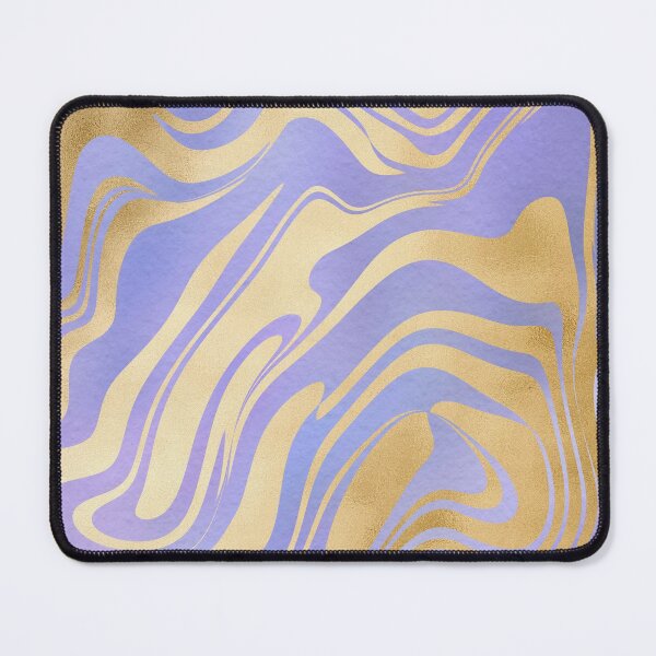 Item preview, Liquid Gold Swirls on Blue Violet designed and sold by WisdomInspired.