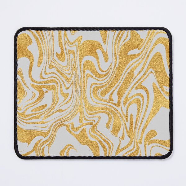 Item preview, Liquid Gold Swirls on Grey designed and sold by WisdomInspired.