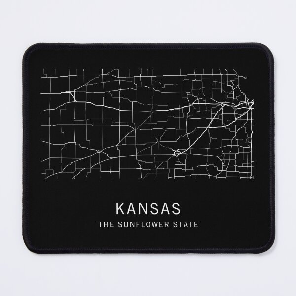 Item preview, Kansas State Road Map designed and sold by clarkstpress.