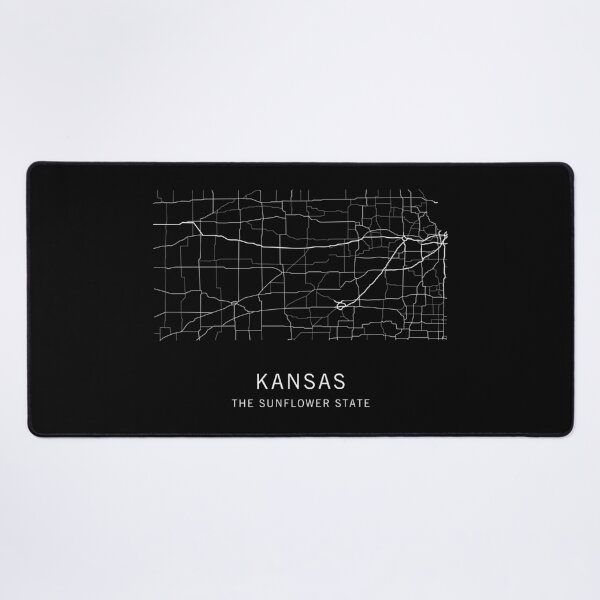 Item preview, Kansas State Road Map designed and sold by clarkstpress.