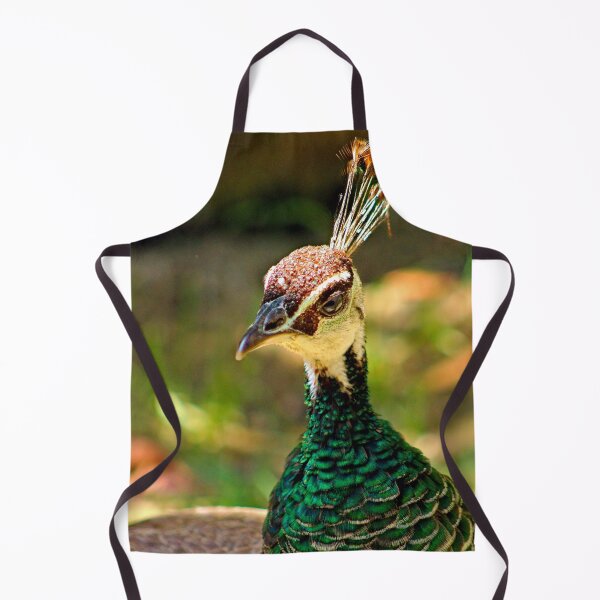 Item preview, Peacock Hen Tropical Indian Bird Portrait Closeup 2 designed and sold by Anna Lemos.