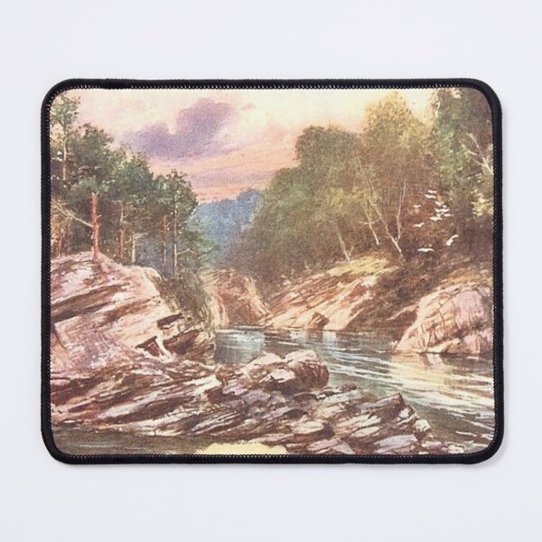 Item preview, Vintage Illustration of the junction of the Findhorn & Divie, Forres, Morayshire designed and sold by yourscotland.