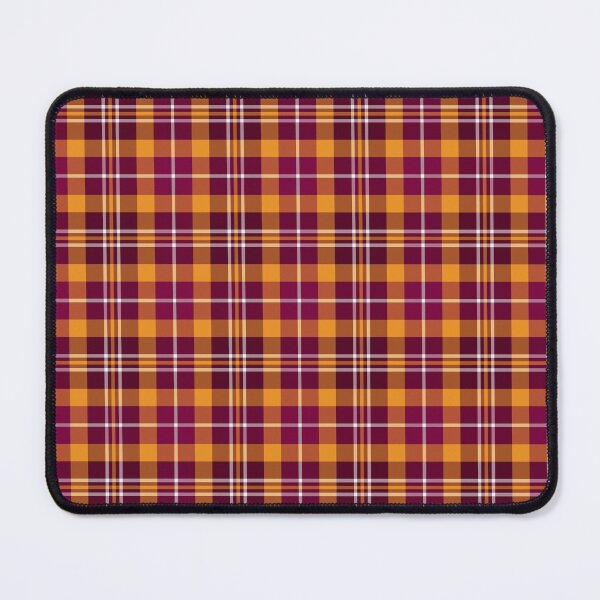 Item preview, Maroon and Orange Sporty Plaid Pattern designed and sold by plaidwerx.
