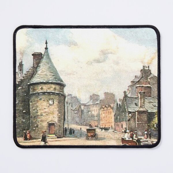 Item preview, Vintage Illustration of Canongate from Holyrood Palace, Edinburgh designed and sold by yourscotland.
