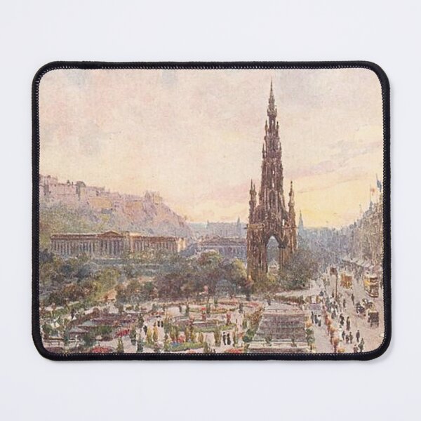 Aperçu de l'œuvre Illustration vintage de Princes Street, Édimbourg créée et vendue par yourscotland.