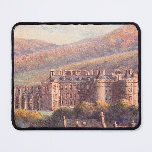 Item preview, Vintage Illustration of Holyrood Palace & Arthur's Seat designed and sold by yourscotland.