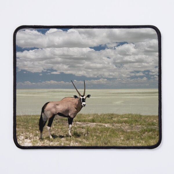Item preview, Gemsbok Parque Nacional Etosha Salt Pan Namibia África. designed and sold by PhotosEcosse.
