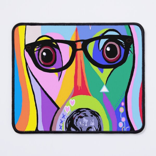 Item preview, Dachshund with Glasses designed and sold by EloiseArt.