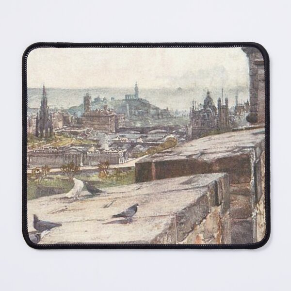 Item preview, Vintage Illustration of the view from Edinburgh Castle designed and sold by yourscotland.