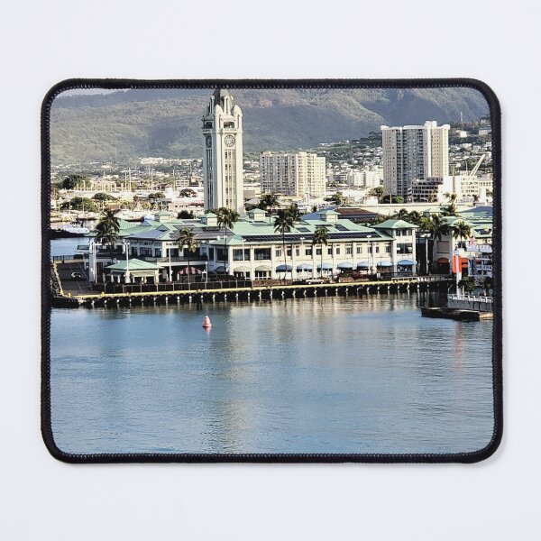 Item preview, Honolulu Harbor Aloha Tower designed and sold by EloiseArt.