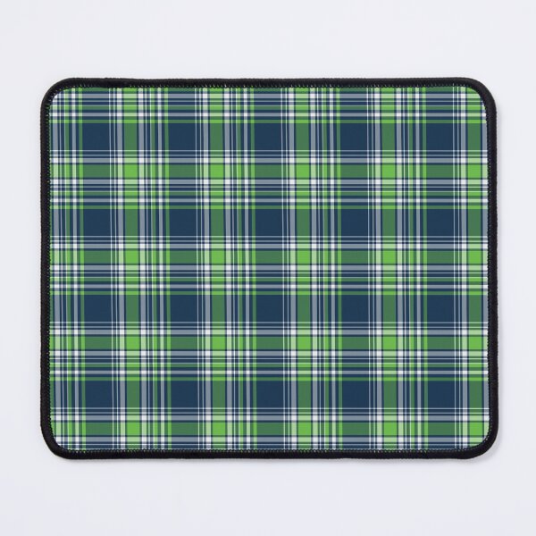 Item preview, Dark Blue and Bright Green Sporty Plaid Pattern designed and sold by plaidwerx.