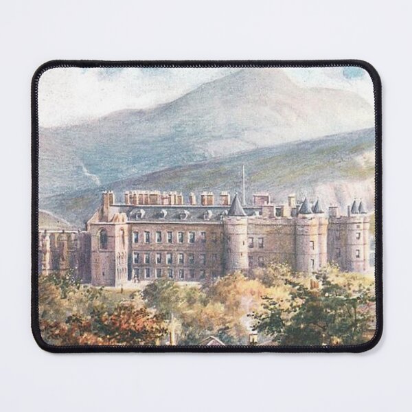 Item preview, Vintage Illustration of Holyrood Palace & Arthur's Seat designed and sold by yourscotland.