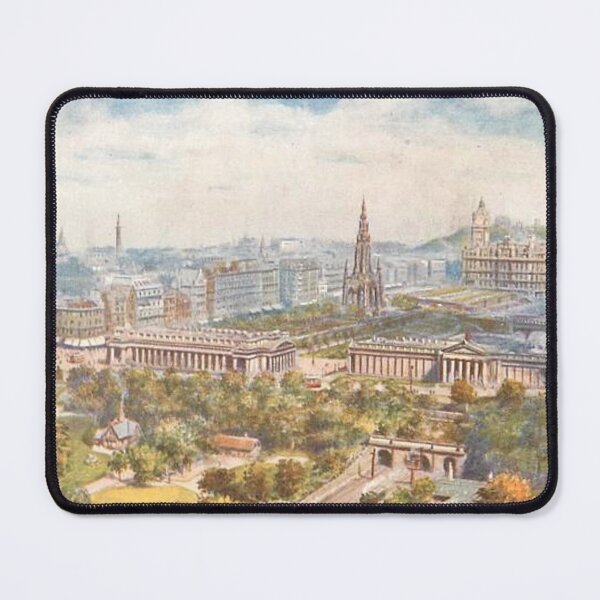 Item preview, Vintage Illustration of the view from Edinburgh Castle designed and sold by yourscotland.
