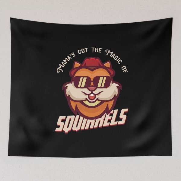 Item preview, Mama's got the Magic of squirrels - cute squirrels graphic designed and sold by cruzzcreation.