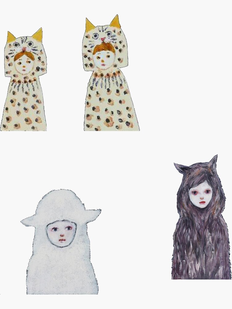 Thumbnail 3 of 3, Sticker, pack - chisato tanaka japanese designed and sold by SweatVtgShirts.