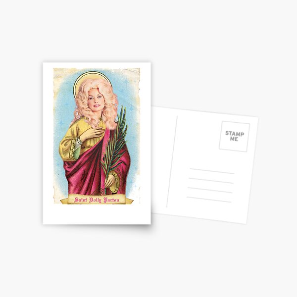 Saint Dolly Parton Postcard