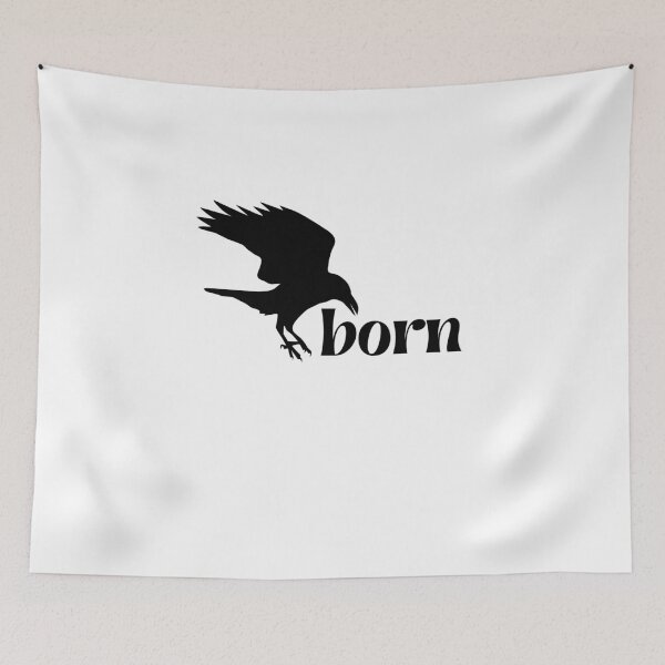 Item preview, Raven | Ravenborn | Gothic Style | Witchy Graphic Design designed and sold by Ravenvine.