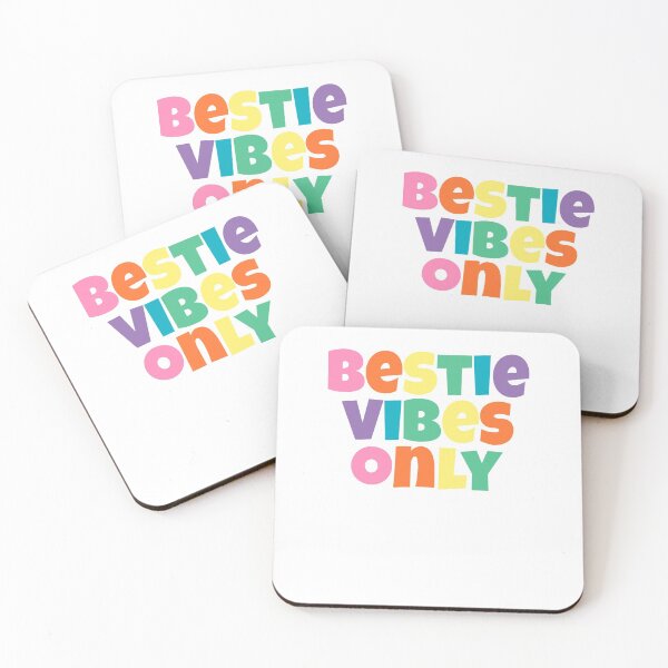 Item preview,  Bestie Vibes Only Rainbow Pastel designed and sold by gillys.