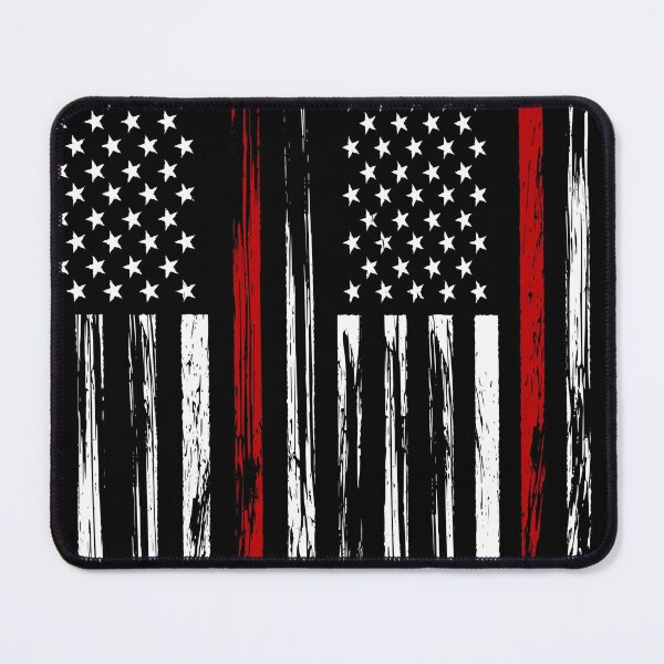 Item preview, American flag pattern with red strokes designed and sold by Shawa Shop.