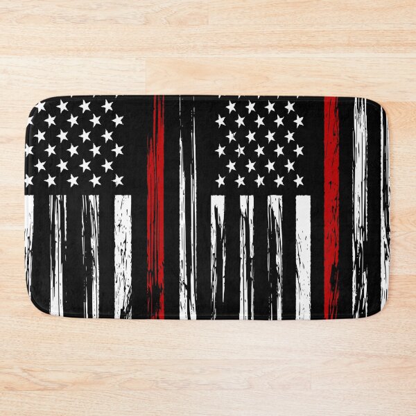 Item preview, American flag pattern with red strokes designed and sold by Shawa Shop.