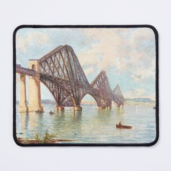Item preview, Vintage Illustration of The Forth Bridge, Queensferry designed and sold by yourscotland.