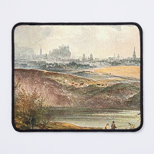 Item preview, Vintage Illustration of Edinburgh from Craigleith Quarry designed and sold by yourscotland.