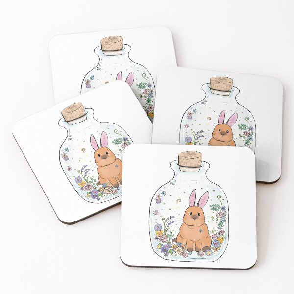Item preview, Bunny in a bottle designed and sold by Willow Grove Designs.